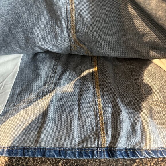 Jean Overall Skirt - Picture 3 of 4